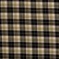 Preview: Baumwoll-Flanell Maverick Schwarz/Beige Karo von Swafing
